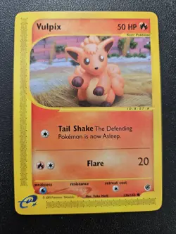 Pokemon Expedition Vulpix 136/165 NEAR MINT Yuka Morii - Image 1