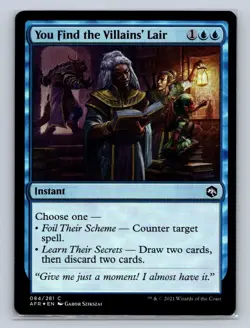 Magic the Gathering - MTG - AFR - You Find the Villains' Lair - Foil - Common - Image 1
