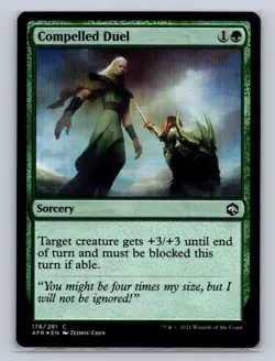 Magic the Gathering - MTG - AFR - Compelled Duel - Foil - Common - Image 1