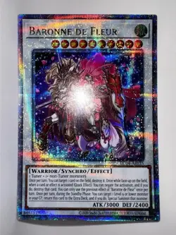 Yugioh Baronne de Fleur RC04-AE035 Quarter Century Secret Rare - Image 2