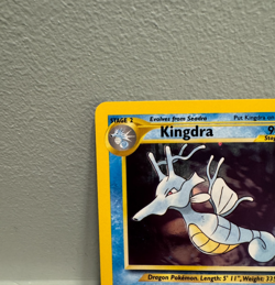 SWIRL - Pokemon Kingdra 8/111 NM Neo Genesis Unlimited Holo Rare - Image 4