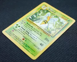 Beedrill 17/102 Rare Unlimited Base Set 1999 - Pokemon Card TCG (LP) - Image 3