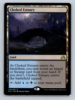 Magic the Gathering - MTG - SOI - Choked Estuary - Rare - Image 1