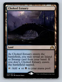 Magic the Gathering - MTG - SOI - Choked Estuary - Rare - Image 3