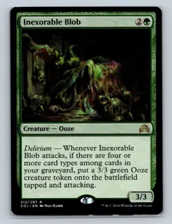 Magic the Gathering - MTG - SOI - Inexorable Blob - Rare - Image 1