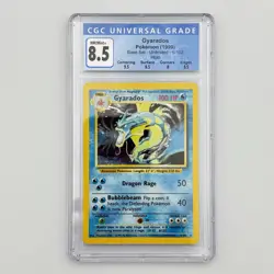 Gyarados Holo 1999 Base Set Unlimited 6/102 Graded Pokemon Card CGC NM/Mint+ 8.5 - Image 1
