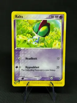 Ralts 67/109 Non Holo EX Ruby & Sapphire Pokemon Card 2003 HP - Image 1