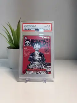 2025 One Piece Magazine Vol.20 Promo Monkey D Luffy Japanese card PSA10 - Image 1