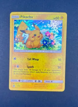 Pikachu SM86 Black Star Promo LP Pokemon Card Sun & Moon - Image 1