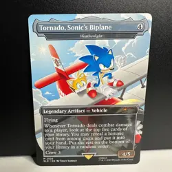 MTG: Magic the Gathering Secret Lair x Sonic Hedgehog: Turbo Gear Set of 8 - Image 2