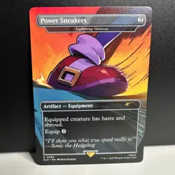 MTG: Magic the Gathering Secret Lair x Sonic Hedgehog: Turbo Gear Set of 8 - Image 3