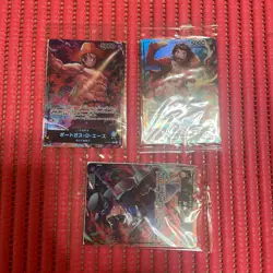 One Piece Seven Eleven Promo Card set Sealed Luffy sabo ace Japanese e190 - Image 1