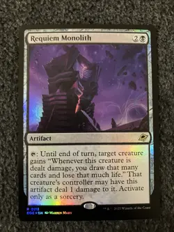 Magic The Gathering MTG - Requiem Monolith Foil - EOE - Image 1