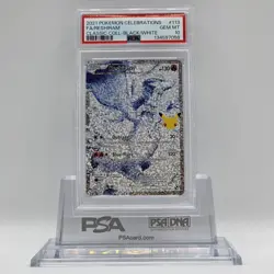 2021 Pokemon Celebrations Classic Coll Black/White #113 Full Art Reshiram PSA 10 - Image 1