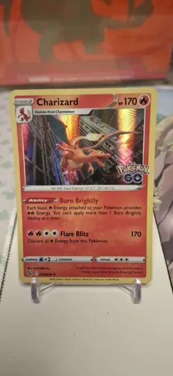Pokemon TCG Charizard Pokemon Go 010/078 Holo Holo Rare - Image 1