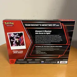 Pokemon TCG Team Rocket’s Mewtwo EX Box - NEW SEALED - Image 2
