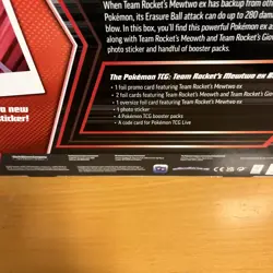 Pokemon TCG Team Rocket’s Mewtwo EX Box - NEW SEALED - Image 3