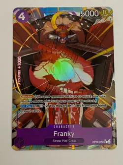One Piece Emperors in the New World OP-09 Franky Alternate Art SR OP09-072 - Image 1
