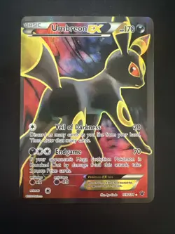 Pokemon TCG Umbreon-EX Fates Collide Holo Full Art Ultra Rare Card 119/124 LP - Image 1