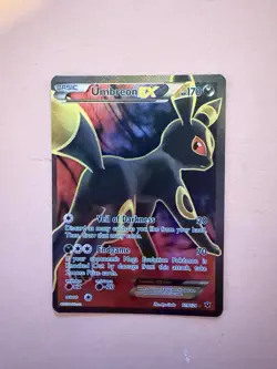 Pokemon TCG Umbreon-EX Fates Collide Holo Full Art Ultra Rare Card 119/124 LP+ - Image 1