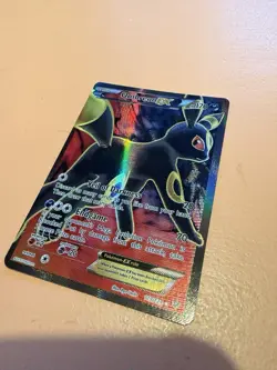 Pokemon TCG Umbreon-EX Fates Collide Holo Full Art Ultra Rare Card 119/124 LP+ - Image 2