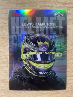 2024 Topps Chrome F1 - Lewis Hamilton #HC-6 Helmet Collection (A) - Image 1