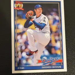 Topps Shohei Ohtani Dodgers & Angels Titans 35th Anniv 6 Card Lot - Image 5