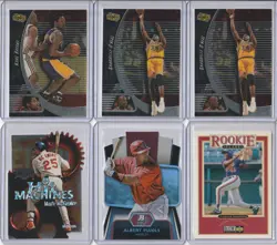 INSERT RC BASE CARD LOT O'Neal Aikman Jeter Griffey Kobe Bryant Michael Jordan - Image 3