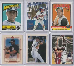 INSERT RC BASE CARD LOT O'Neal Aikman Jeter Griffey Kobe Bryant Michael Jordan - Image 5