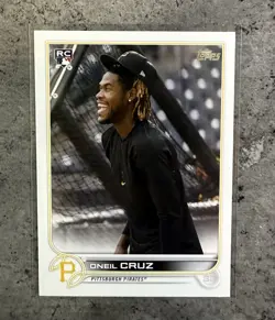 2022 Topps - Complete Set Rookie Image Variations Oneil Cruz #537 (RC) - Image 1