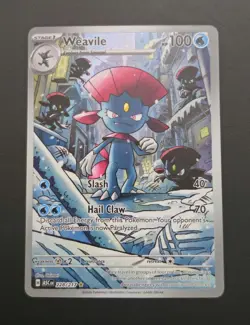 Weavile 228/217 IR Illustration Rare Holo Ascended Heroes Pokemon Card - Image 1