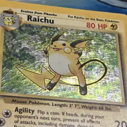 Pokemon TCG Raichu Holo Rare Card Base Set, 14/102 - Image 2
