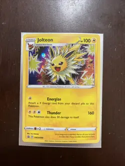 Jolteon SWSH094 Black Star Promo Holo Rare 2021 Pokemon Card NM-Mint - Image 1
