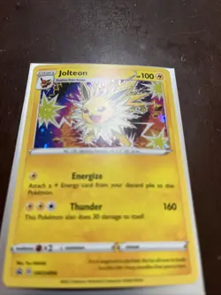 Jolteon SWSH094 Black Star Promo Holo Rare 2021 Pokemon Card NM-Mint - Image 2