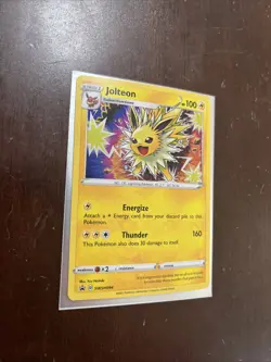 Jolteon SWSH094 Black Star Promo Holo Rare 2021 Pokemon Card NM-Mint - Image 3