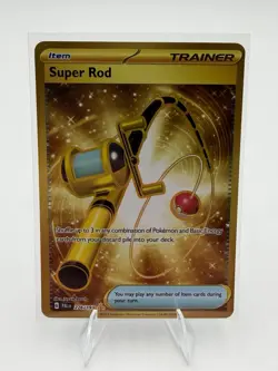 Pokemon TCG Super Rod Card 276/193 Hyper Rare Paldea Evolved - Image 1