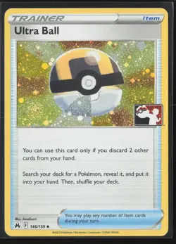 Ultra Ball - Uncommon Prize Pack Series Cards 146/159 NM Pokemon Card Holo - Image 1