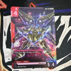 Kshatriya NZ-666 Mobile Suit Gundam GD01-044 LR Unit Card Link GD01 - Image 1