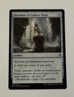 MTG Decanter of Endless Water - Commander Legends: Battle For Baldurs Gate NM - Image 1