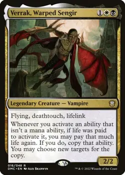 MTG - Verrak, Warped Sengir - Dominaria United Commander - X1 - (LP) - - Image 1