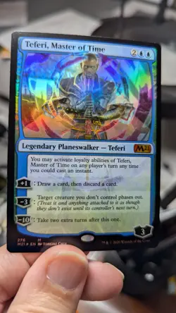 1x TEFERI Master Of Time 276 NM FOIL - M21 MTG Magic x1 - Image 1