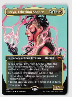 Breya, Etherium Shaper (Borderless) #372 (NM) Modern Horizons 3 MH3 Magic MTG - Image 1