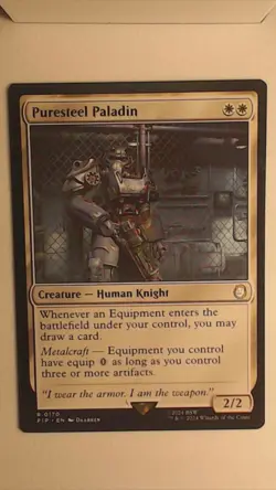 Puresteel Paladin - PIP - Rare - NM - Magic The Gathering - MTG - TCG - Image 1