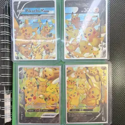 Pokemon Pikachu V-Union Celebrations Full Art Foil 4 Card Lot English - Image 1