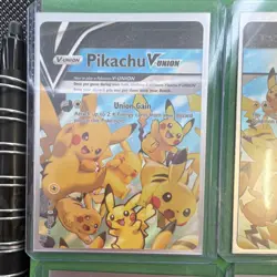 Pokemon Pikachu V-Union Celebrations Full Art Foil 4 Card Lot English - Image 2