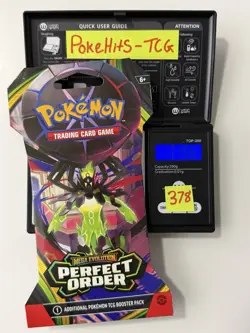 (HEAVY)🔥 31.56g Pokemon Perfect Order Sleeved Booster Pack Factory Sealed✅ - Image 1