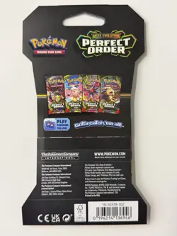 (HEAVY)🔥 31.56g Pokemon Perfect Order Sleeved Booster Pack Factory Sealed✅ - Image 3