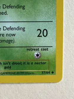 Pokemon TCG Gloom 37/64 Jungle 1st Edition NM WotC - Image 4