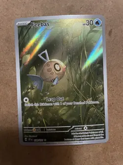 Pokemon TCG Feebas 198/191 Surging Sparks Illustration - Image 1