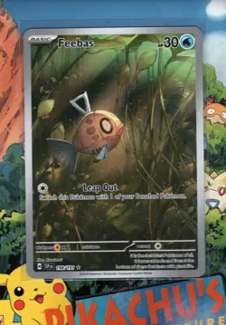 Pokemon TCG Feebas 198/191 Illustration Rare Full Art Holo Surging Sparks NM/M - Image 1